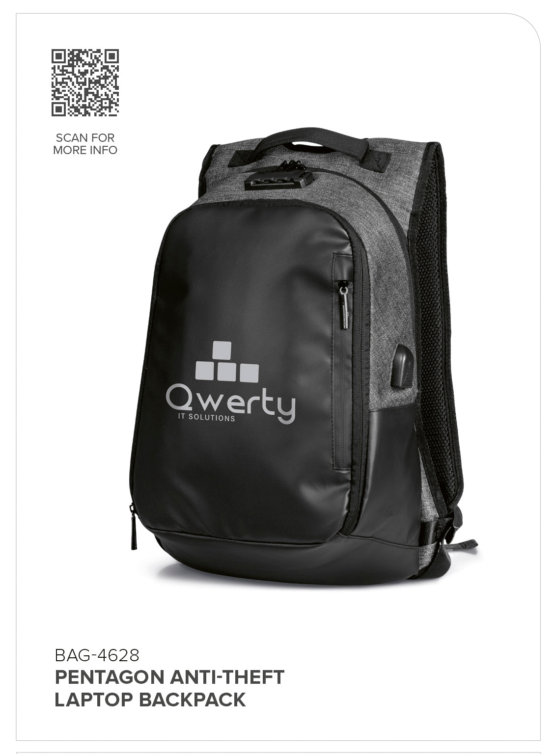 Pentagon Anti-Theft Laptop Backpack - Image 6