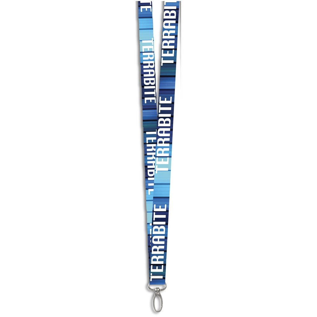 Lobster Clip Double-Sided Sublimation Satin Lanyard - Image 2