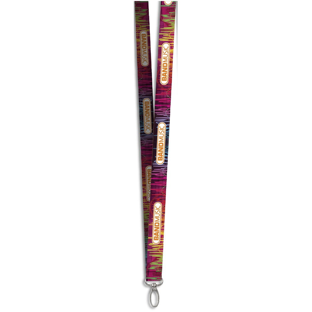 Lobster Clip Double-Sided Sublimation Satin Lanyard - Image 3