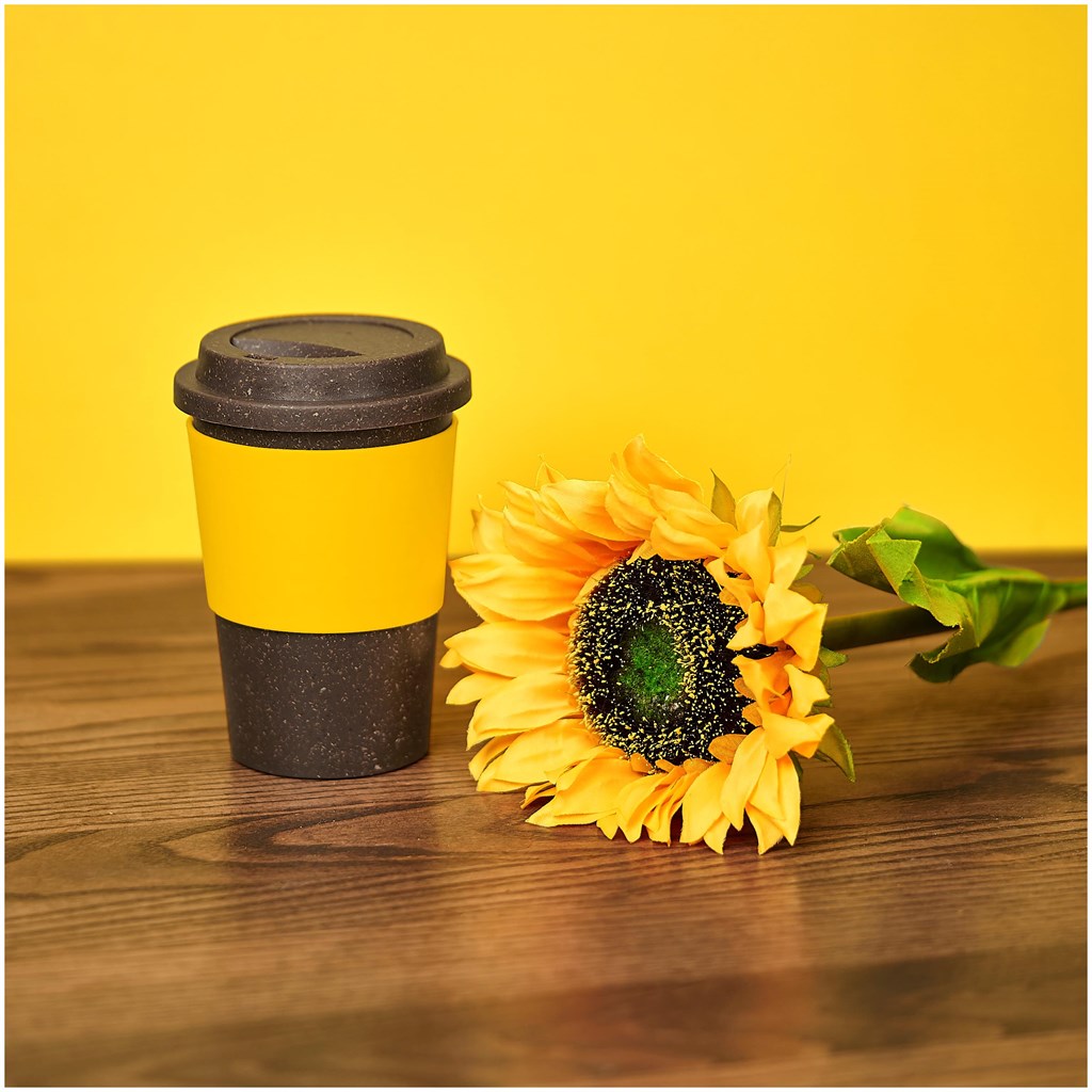 Kooshty Brown Bean Plastic Double-Wall Tumbler – 400ml - Image 5
