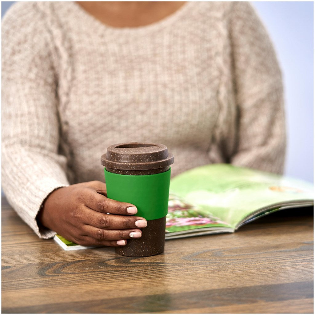 Kooshty Brown Bean Plastic Double-Wall Tumbler – 400ml - Image 8
